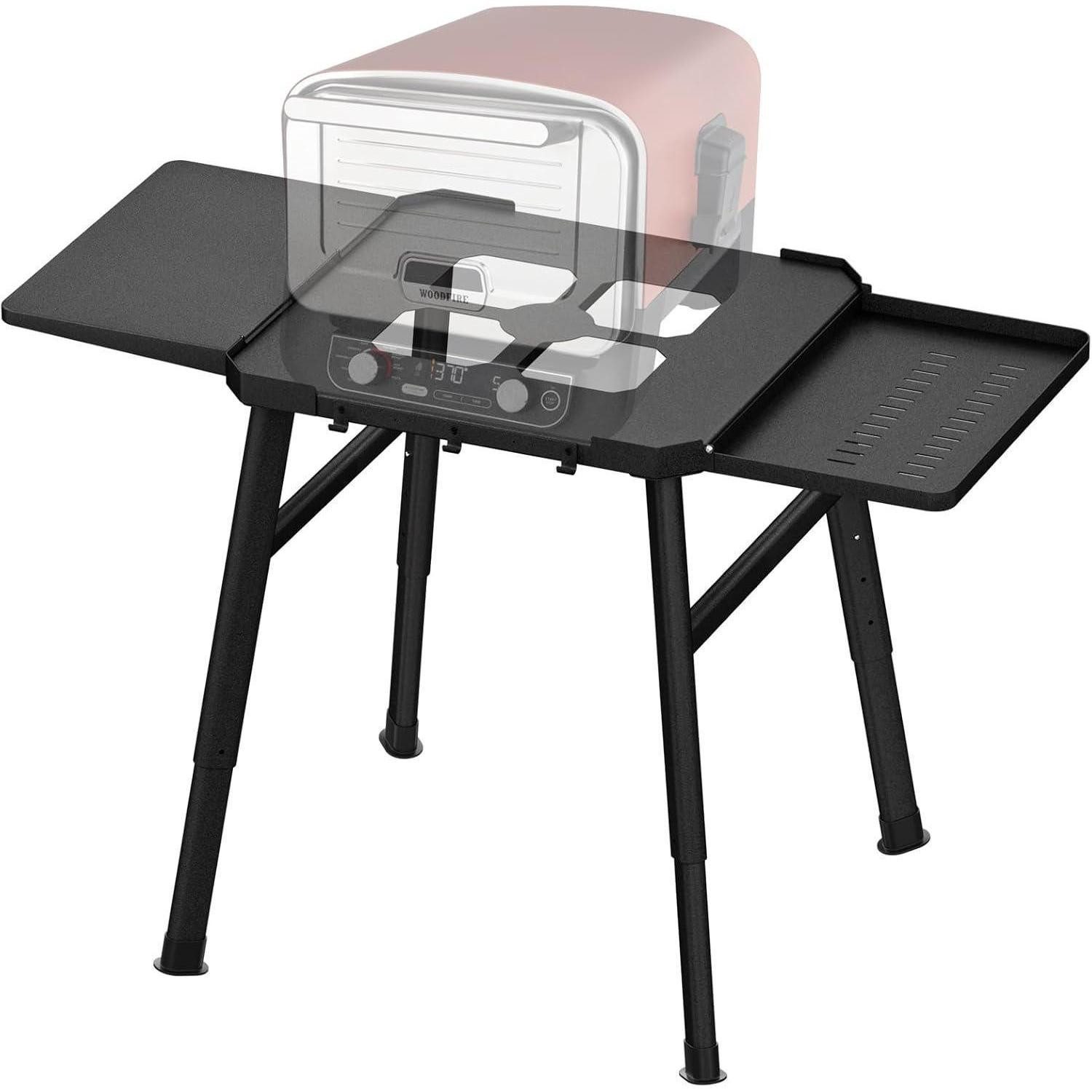 LuxusKollektion Grillablagetisch Grillständer Außenofen Grillständer (für Ninja OG- und OO-Serie)