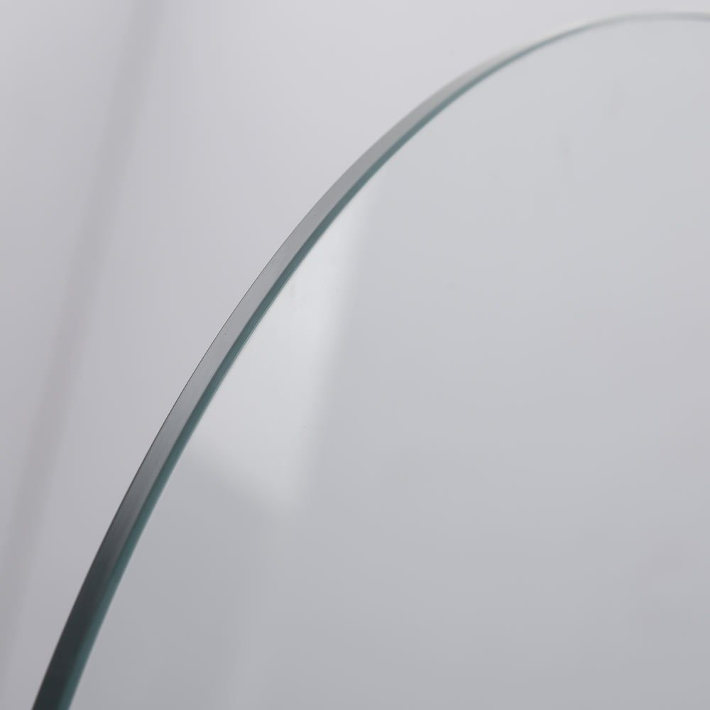 Mucola Badewannenaufsatz Glas Badewannen Milchglas Duschabtrennung Badewannenfaltwand Satiniert, Glas, (Stück, 1 tlg), Gehärtetes Glas, Resistent gegen Bakterie – Bild 4 von 5