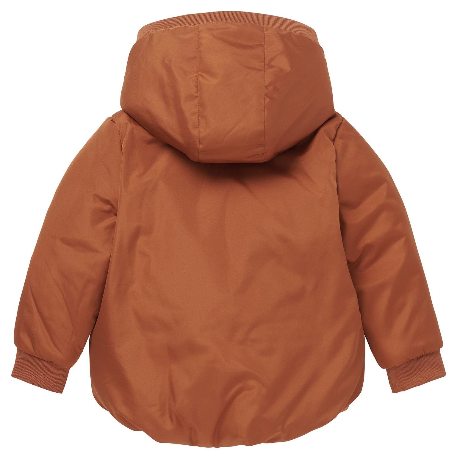 Noppies Winterjacke Baby Kind Winter Jacke Jupiter, Mocha Boys, braun (1-St) gefütterte Kapuze