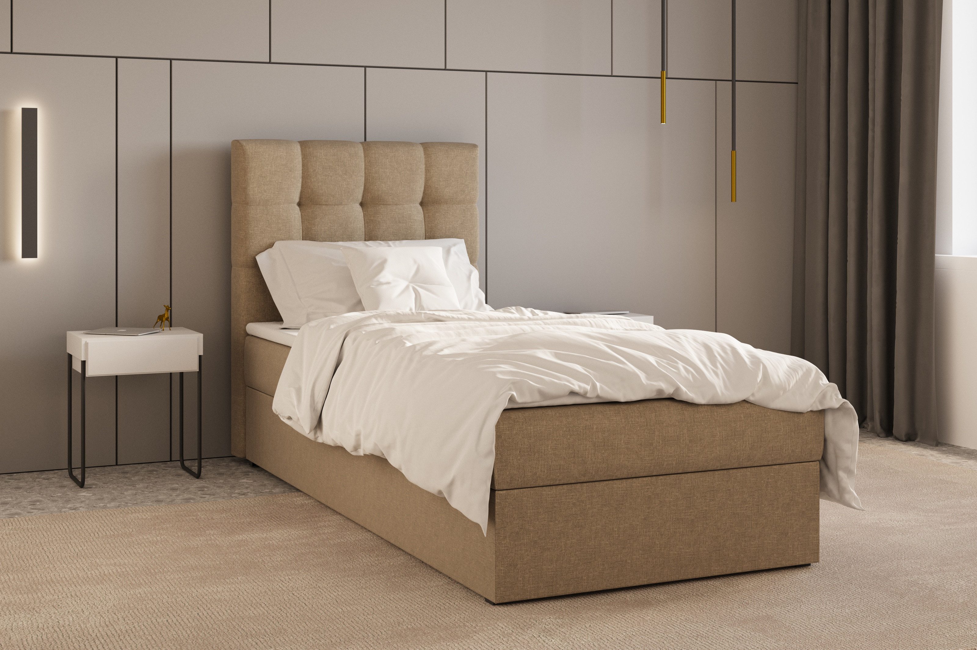 MOEBLO Boxspringbett Bett 05 (Polsterbett Kontinentalbett, günstig online kaufen