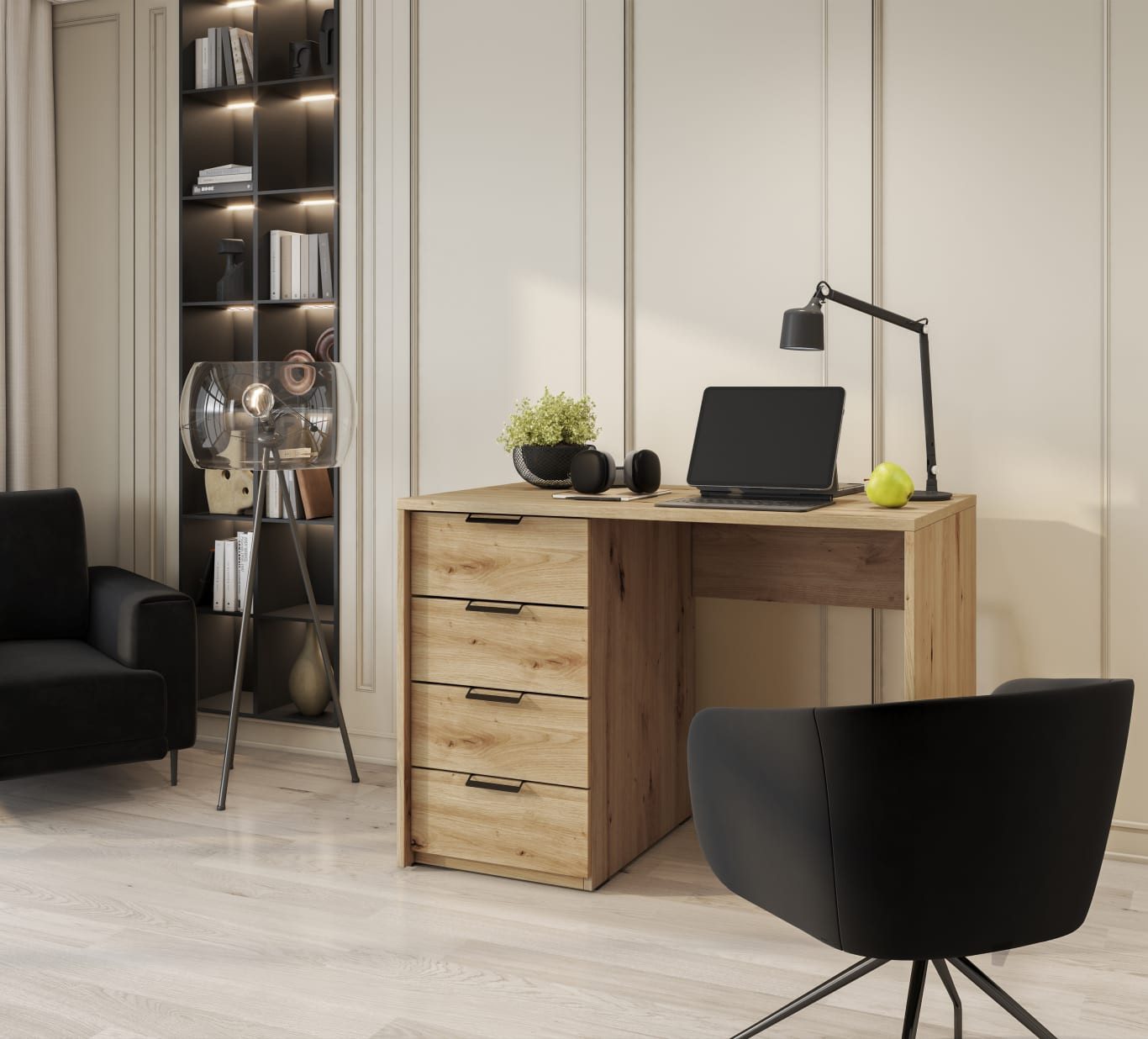 MOEBLO Schreibtisch AUREA (Computertisch für Büro, günstig online kaufen