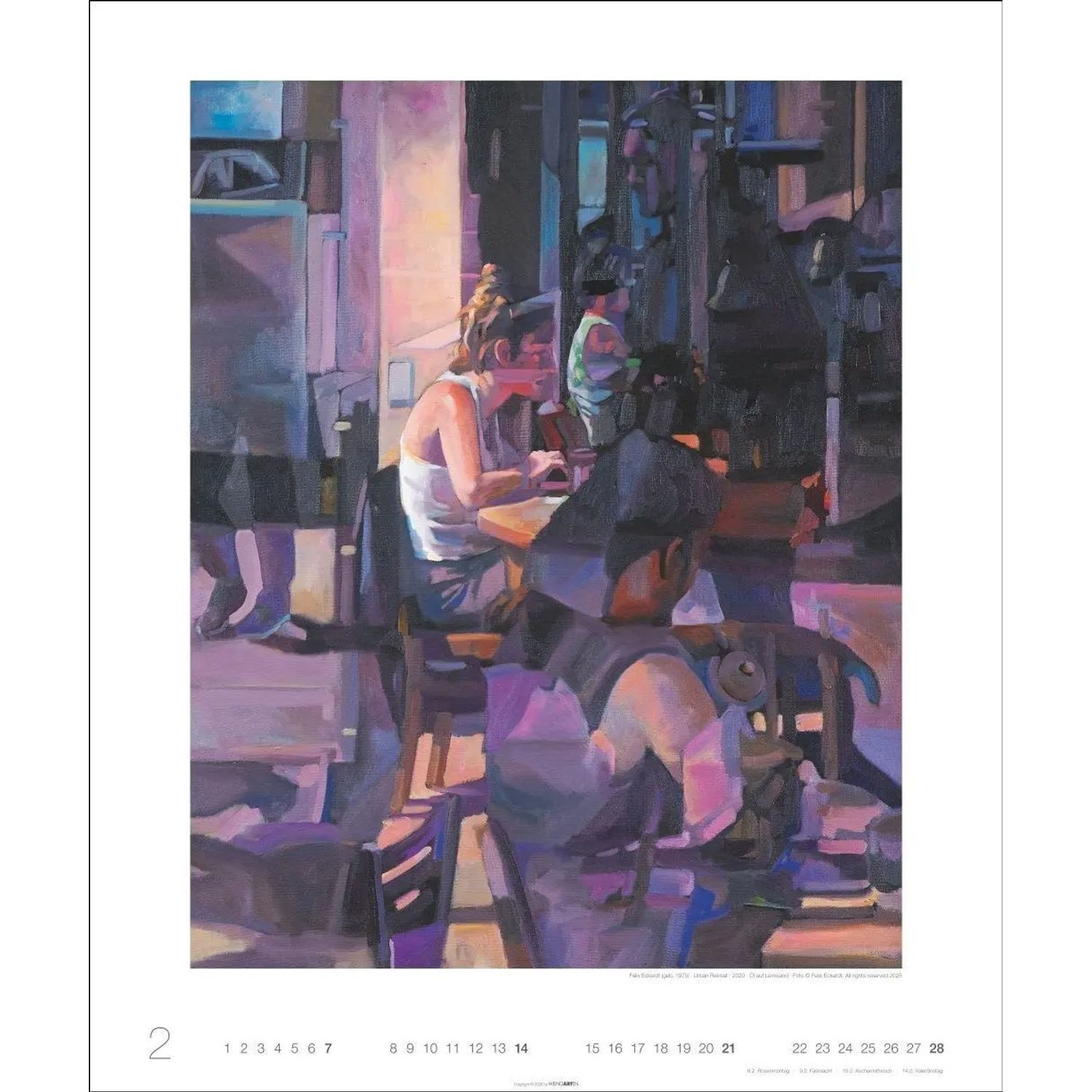 Wandkalender Urban Lights - Felix Eckardt 2027
