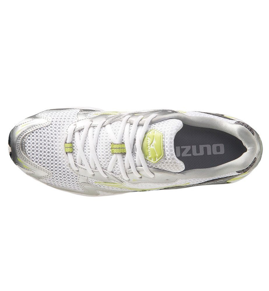 Mizuno Wave Rider 10 weiss/silber Herren Sneaker