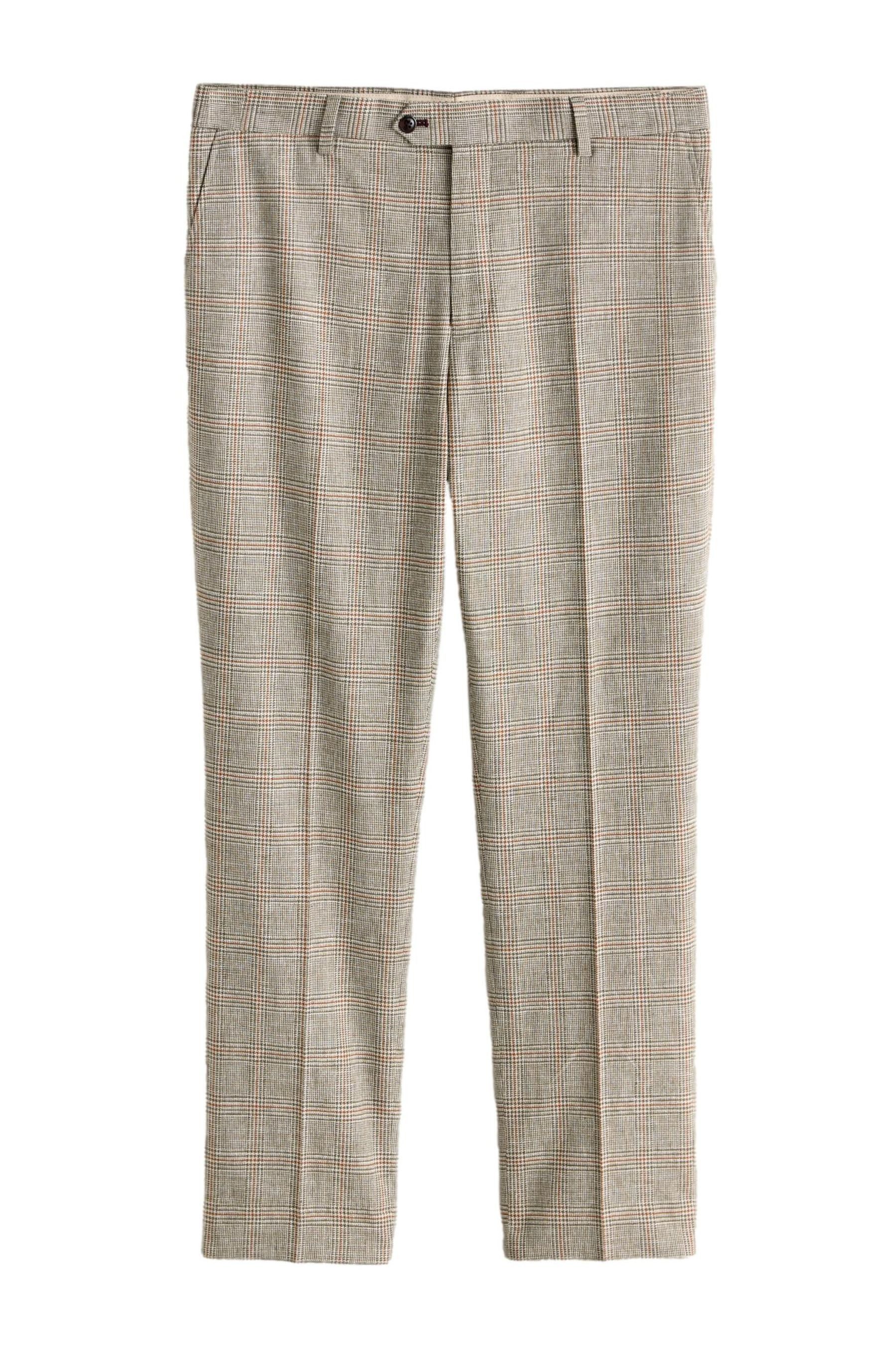 Anzughose Karierter Anzug im Slim-Fit: Hose
