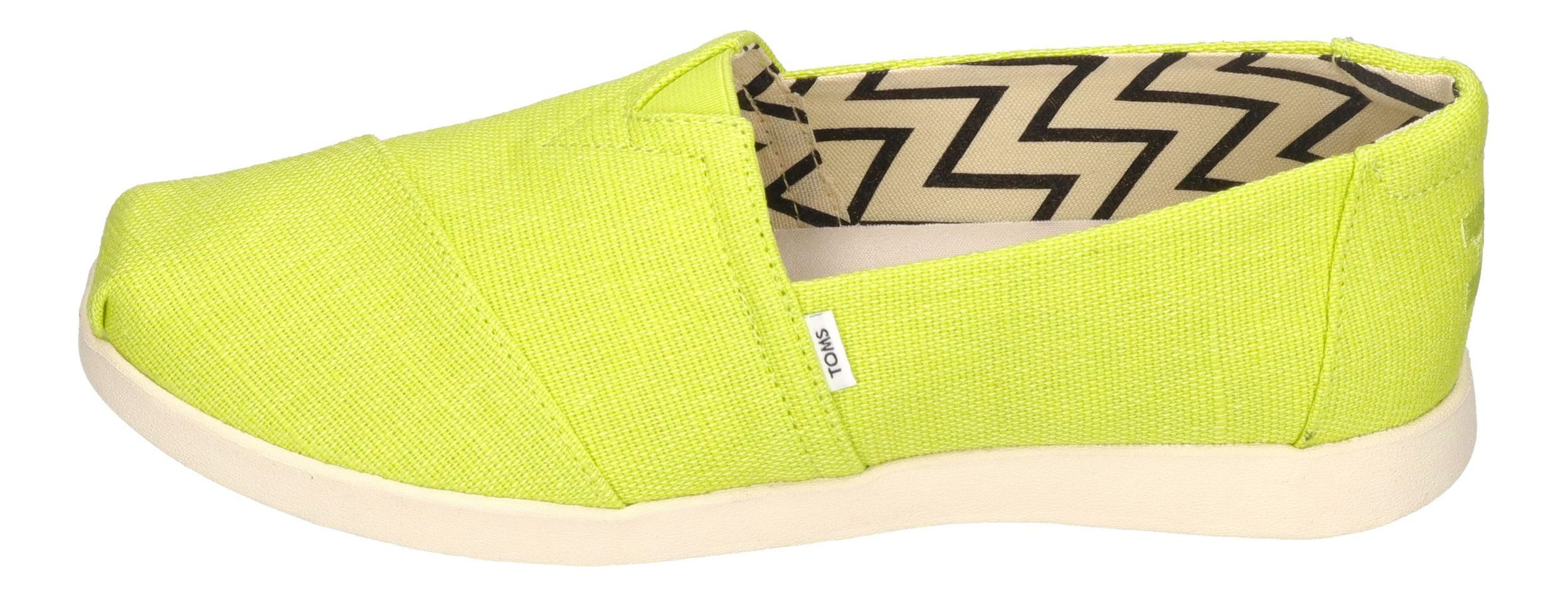 TOMS ALPARGATA PLUS Espadrille Bright Lime Heritage