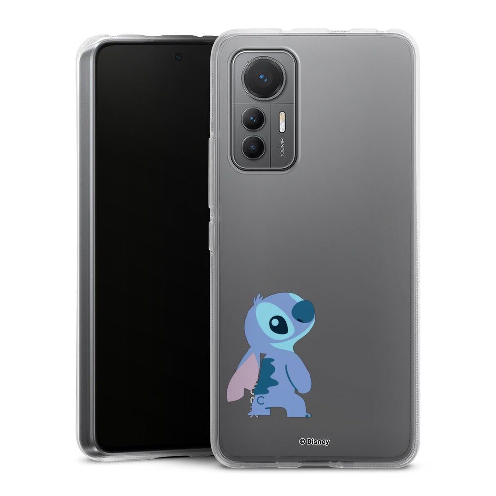 DeinDesign Handyhülle Lilo & Stitch Fanartikel Disney Stitch Smiling, Xiaomi 12 Lite 5G Silikon Hülle Bumper Case Handy Schutzhülle