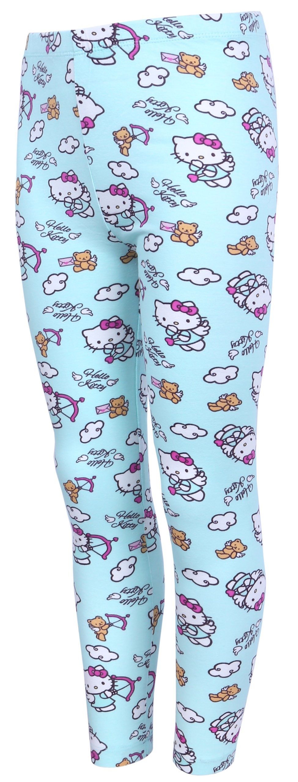 Hello Kitty 7/8-Leggings Türkisfarbene Leggingshose für Mädchen HELLO KITTY 3 Jahre