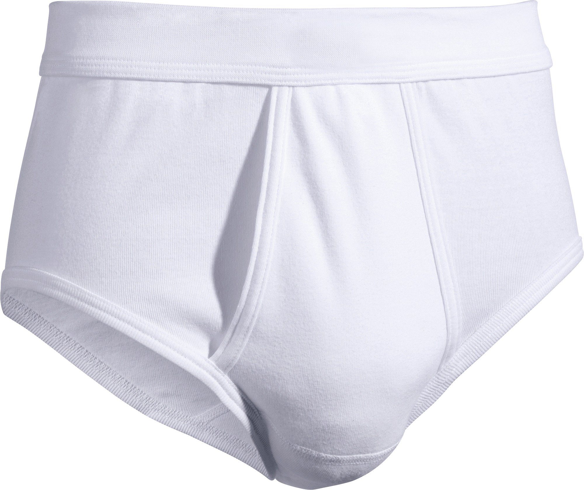 Erwin Müller Slip Herren-Slip 2er-Pack Doppelripp Uni