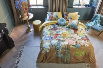 Bettwäsche Beddinghouse Mako-Satin-Bettwäsche BOUQUET dANNI aus der van Gogh-Serie, gelb, Beddinghouse, Baumwolle, 1 teilig, mit Reißverschluss