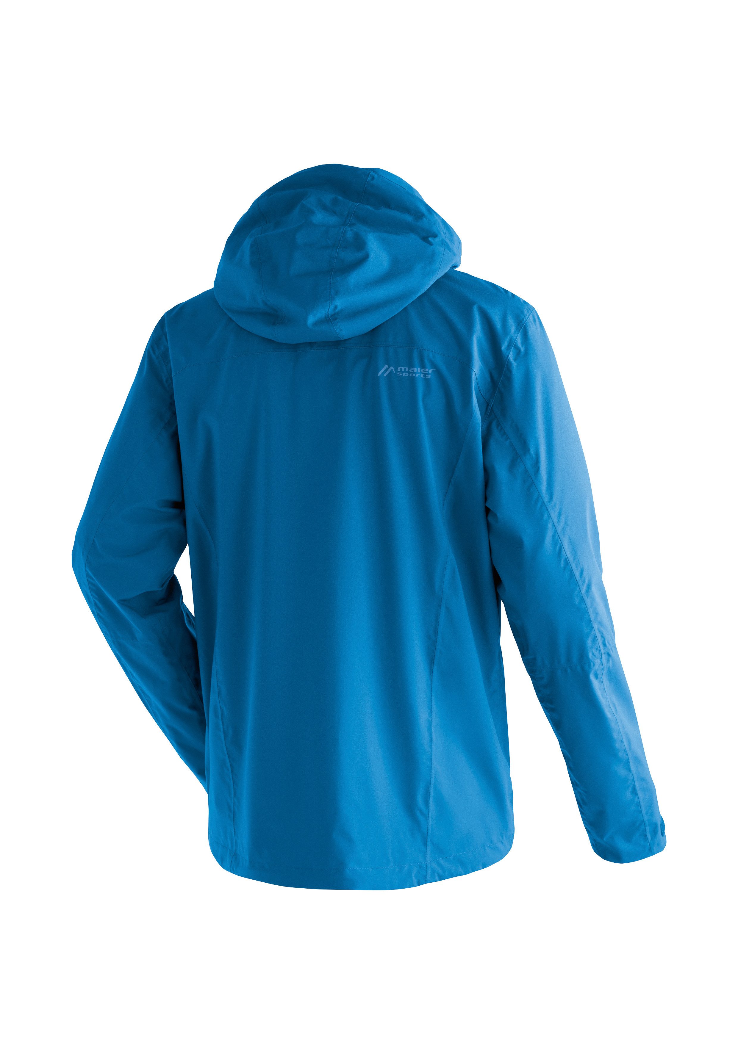 Maier Sports Regenjacke Metor rec M Herren Jacke mit Kapuze, Windjacke wasserdicht atmungsaktiv, Reg. Fit