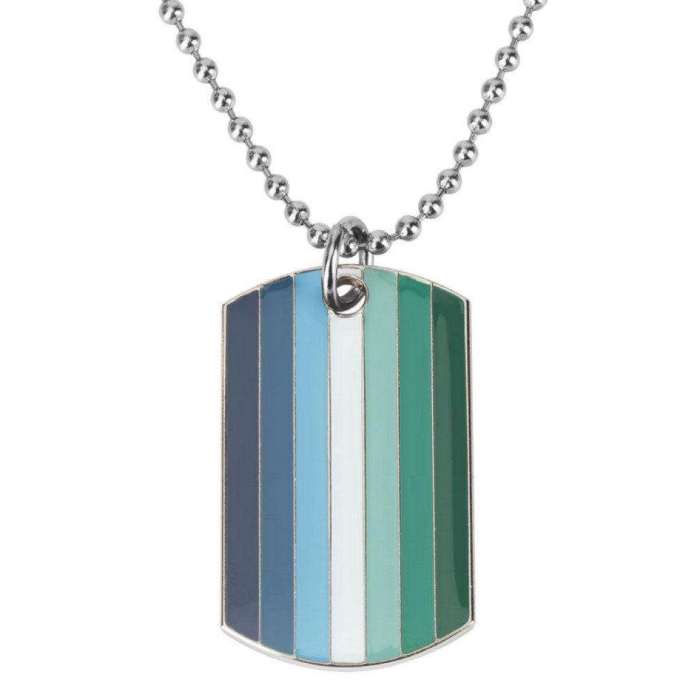 Ware aus aller Welt Kette mit Anhänger LGBTQ Halskette Regenbogen Lesbian Gay Bisexual Transgender CSD Pride (1-tlg)