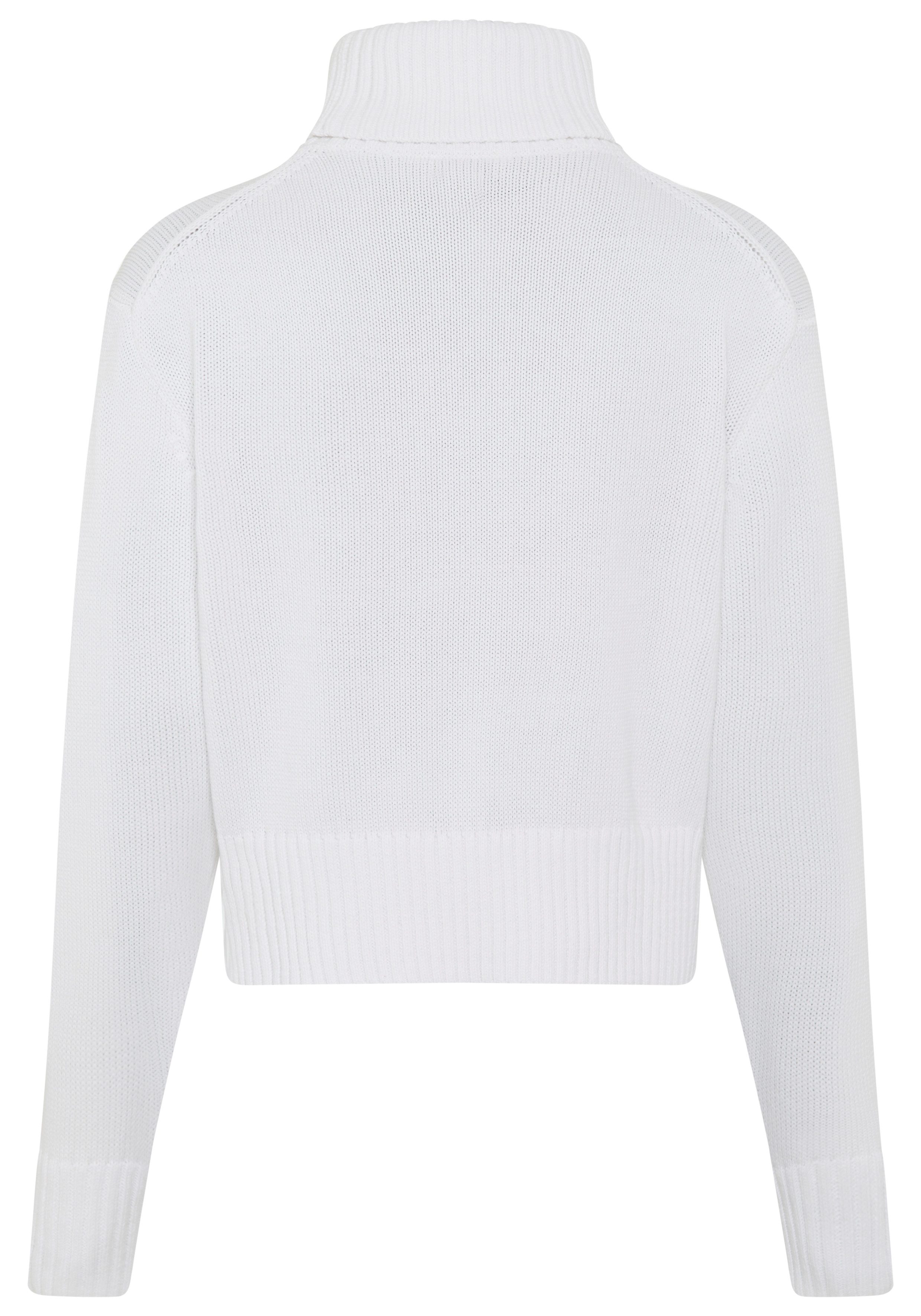 Calvin Klein Jeans Strickpullover Rollkragen, Logo-Druck günstig online kaufen