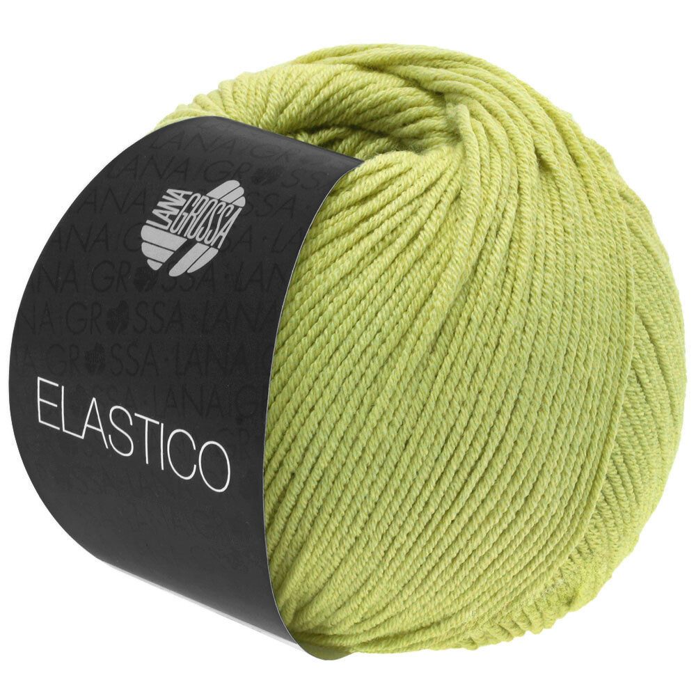 LANA GROSSA ELASTICO Häkelwolle, 160 m (extraweiches Baumwollgarn mit leichtem Stretch-Anteil), 50 g