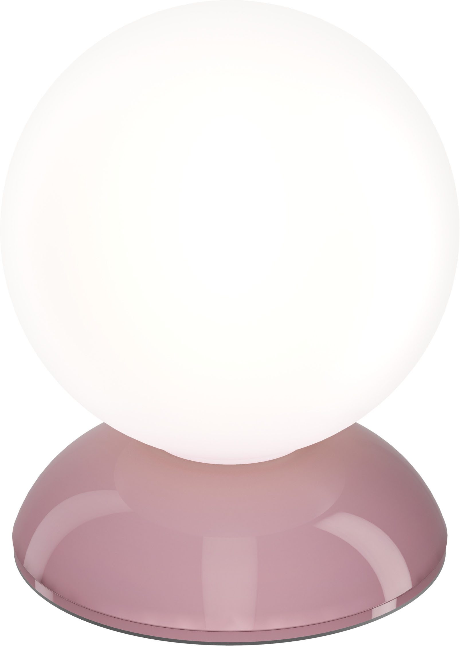 EGLO LED Tischleuchte PACCUCCI, ohne Leuchtmittel, Tischlampe, Schlafzimmer, Glas, Ø 12,5 Höhe 15,5 cm