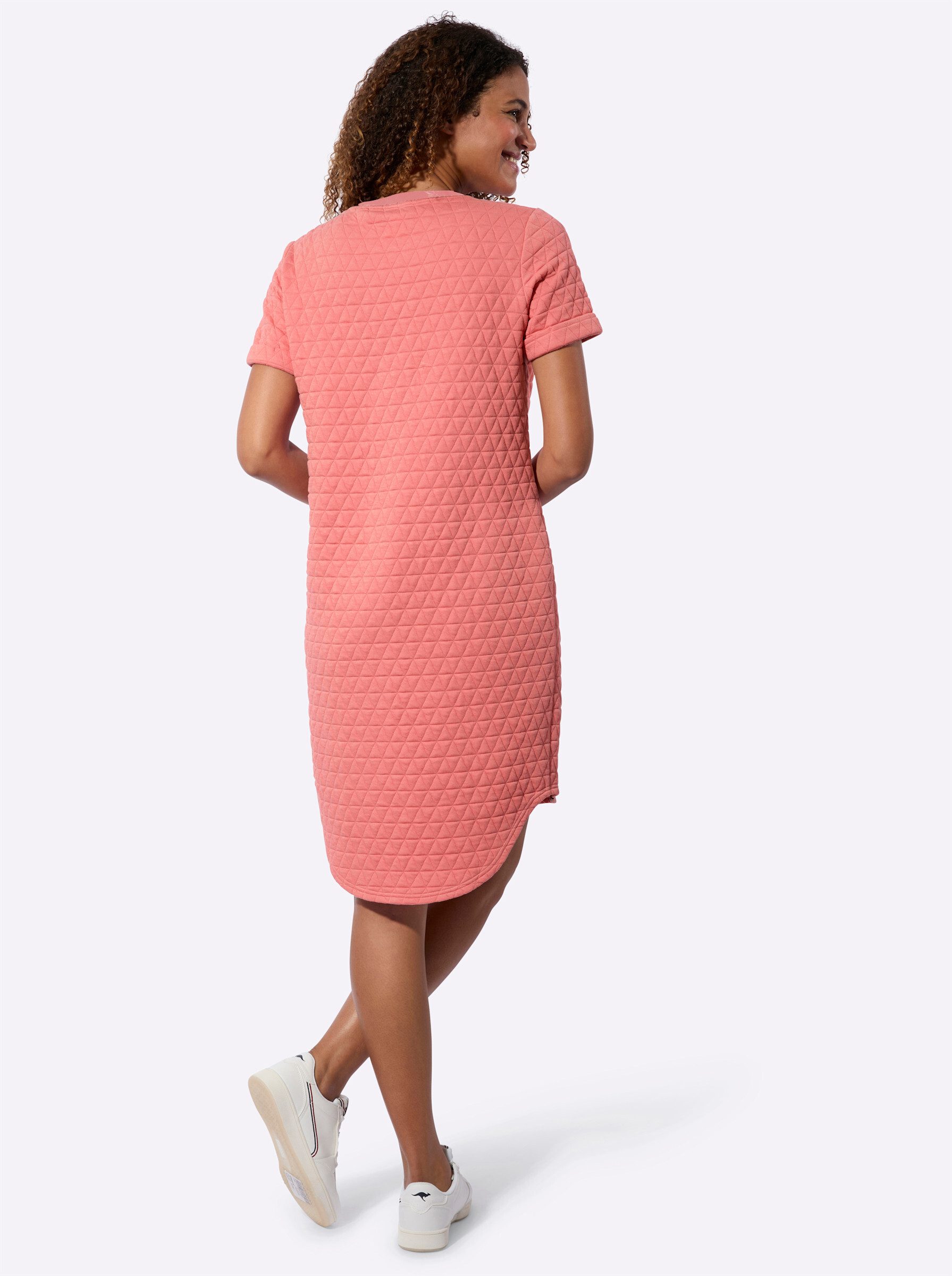 Witt Jerseykleid Jacquard-Kleid Kurzarm günstig online kaufen