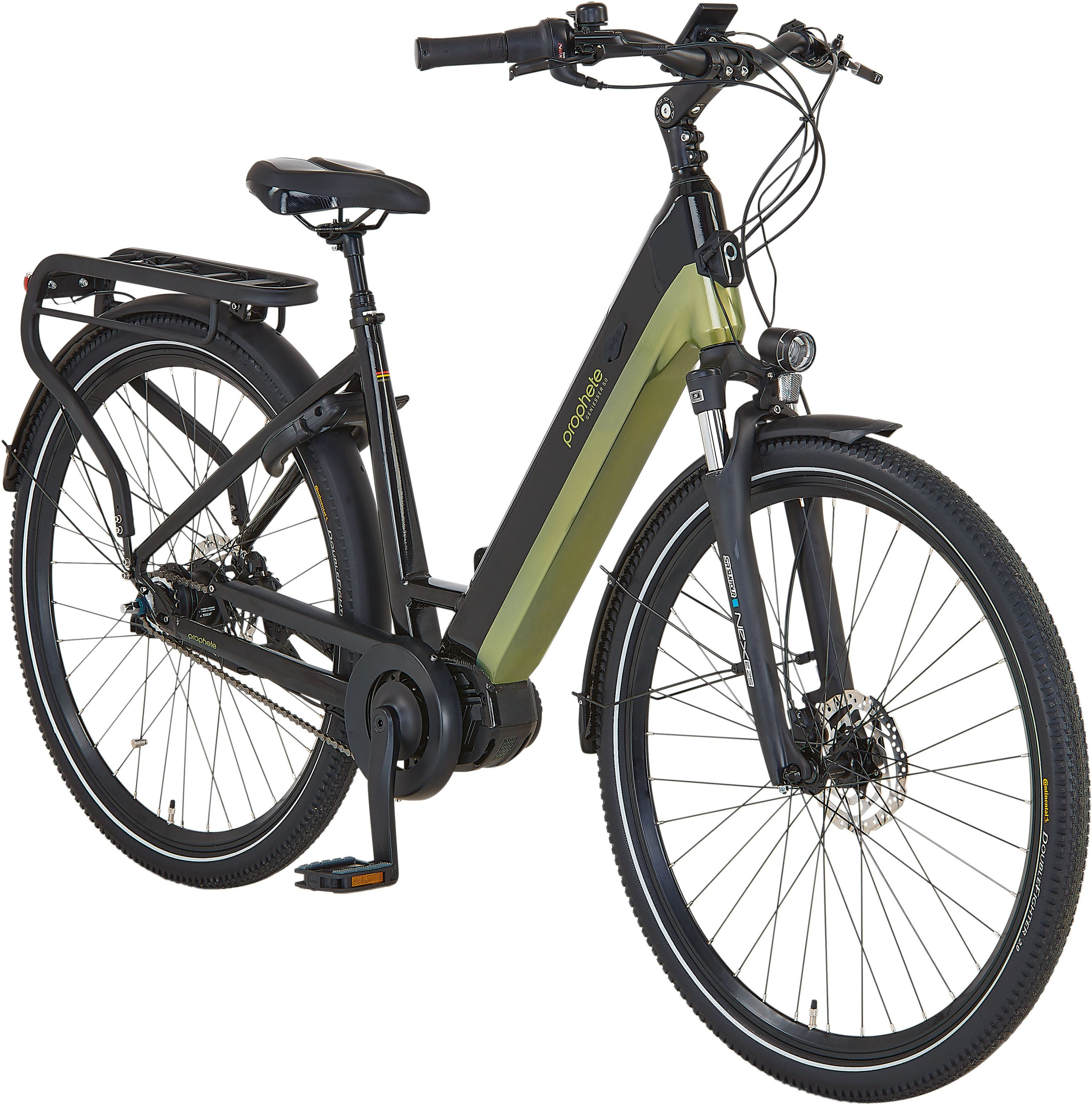 Prophete E-Bike Cityrad Geniesser 5.0, 7 Gang Shimano Nexus Schaltwerk, Nabenschaltung, Mittelmotor, 720 Wh, Pedelec, Elektrofahrrad für Damen und Herren