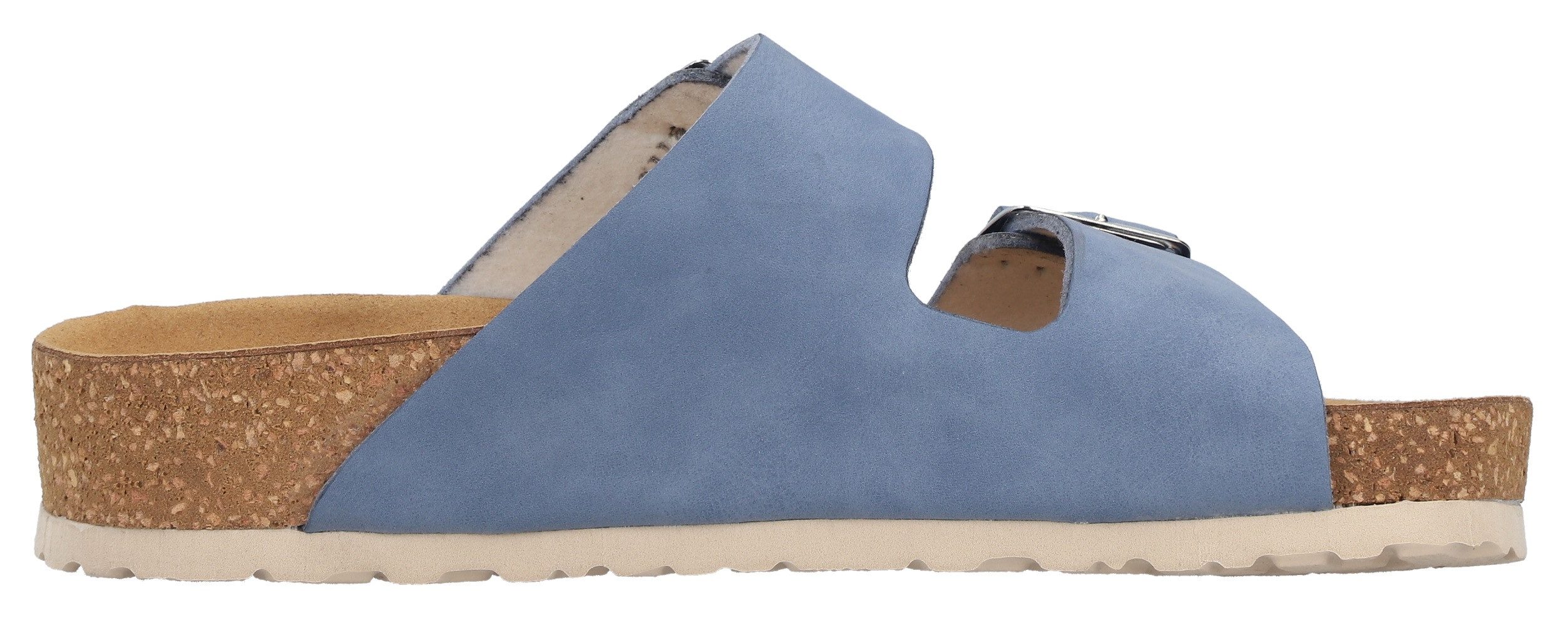 Rieker Pantolette Sommerschuh, Strandschuh, Hausschuh mit verstellbaren Schnallen