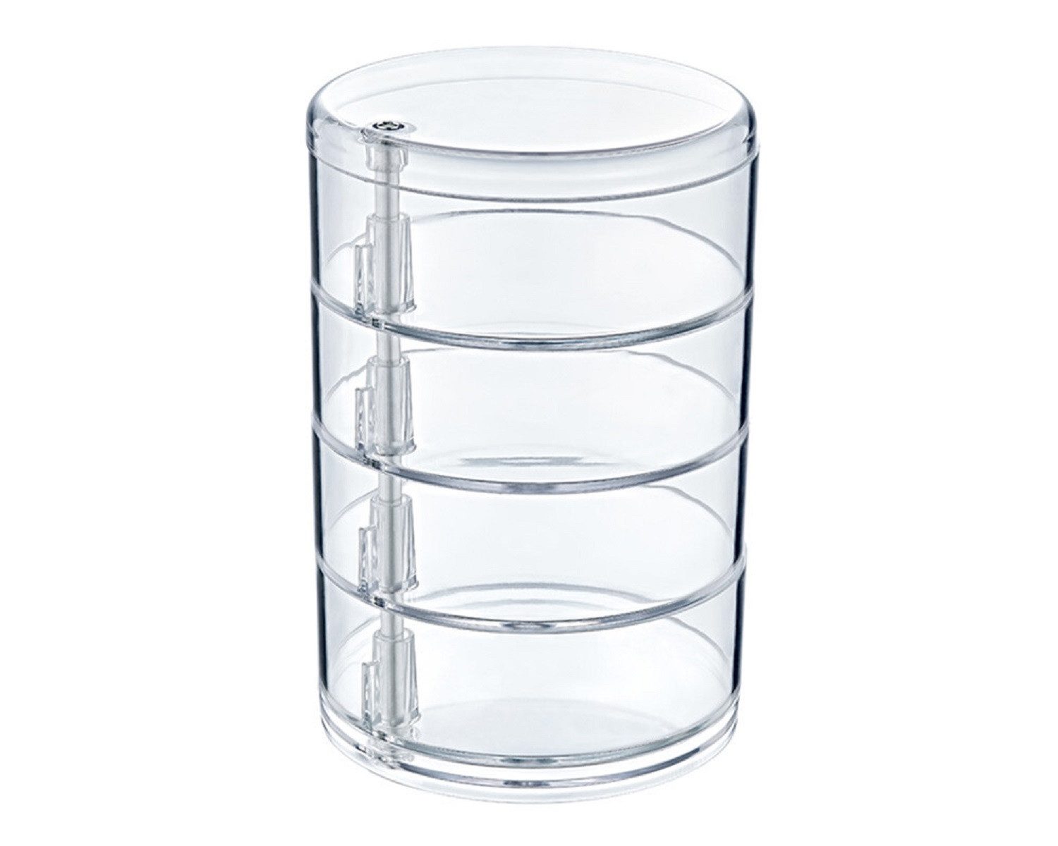Michelino Organizer Transparenter Schmuck Organizer mit 4 Fächern
