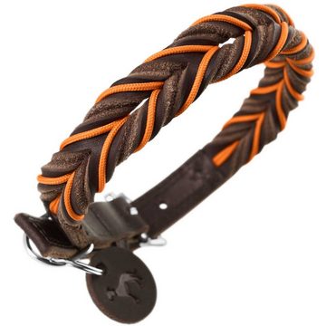Hunter Tierbedarf Hunde-Halsband Hunter Hunde-Halsband Solid Education Cord, Leder