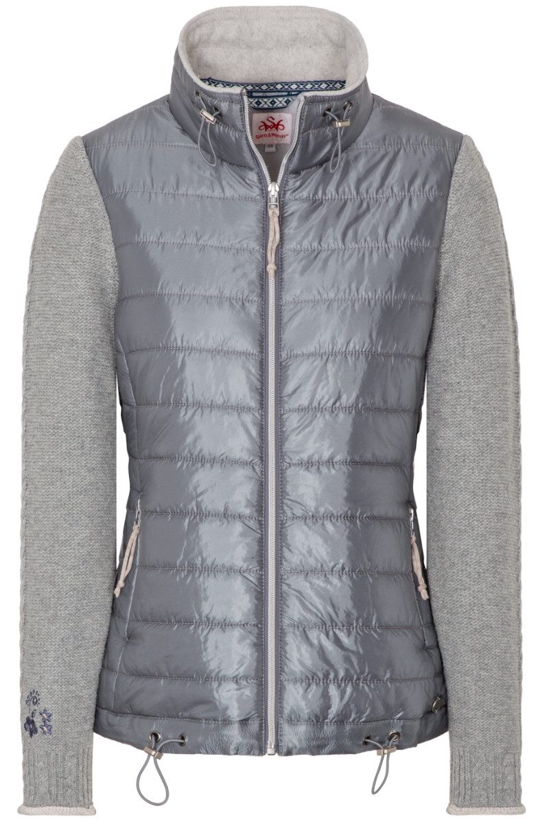 Outdoorjacke Trachtenjacke Damen - WERTHEIM - grau