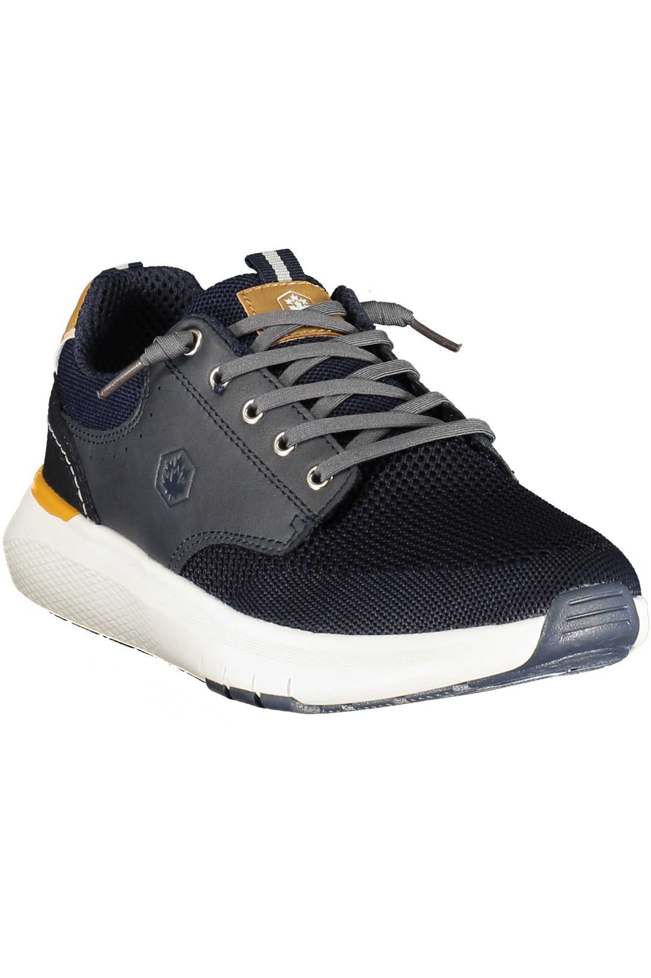 LUMBERJACK Sneaker Moderner Herren-Sportschuh in Blau mit braunen