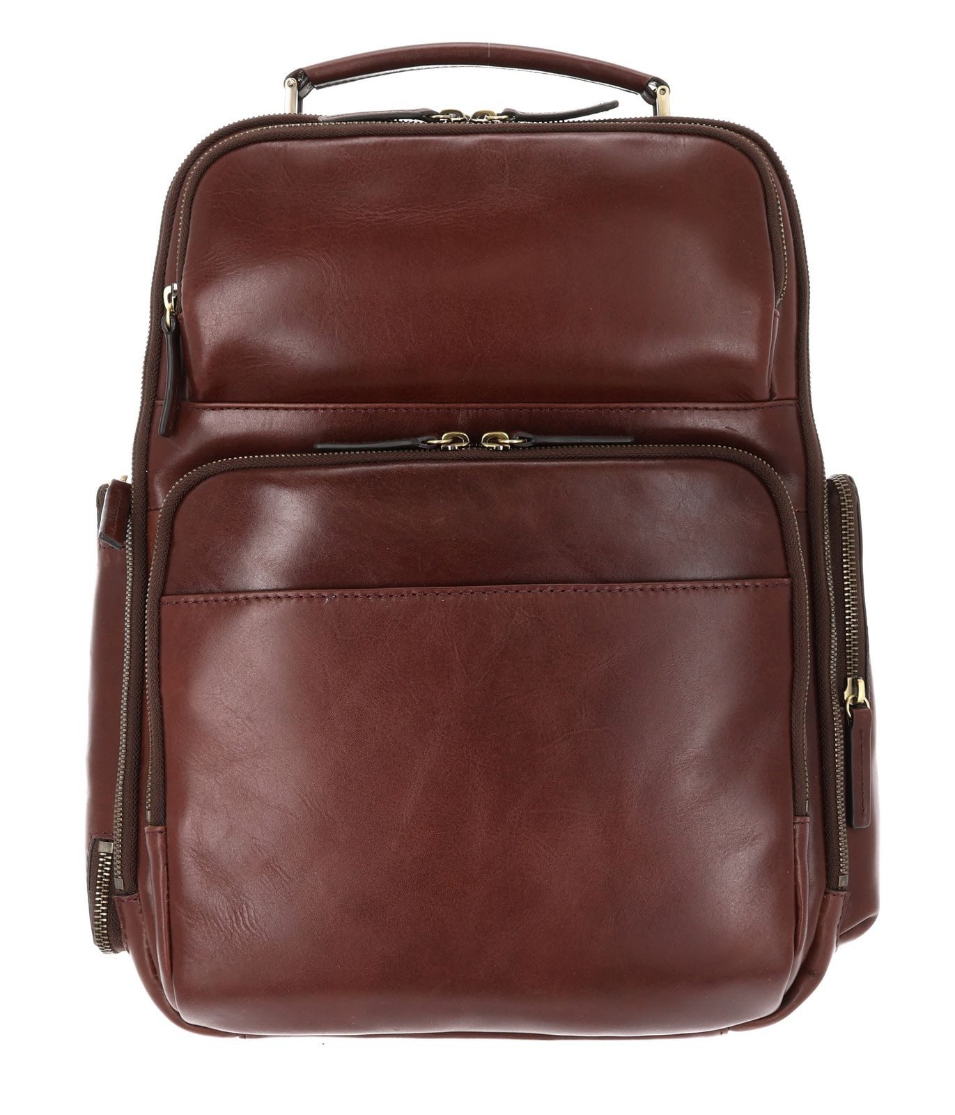Leonhard Heyden Rucksack Business Rucksack 5275 (Set, 2-tlg), aus echtem Rindsleder