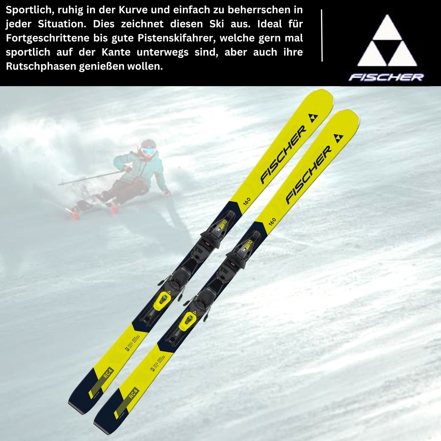 Fischer Sports Ski, Bindung Alpin 2024 RS10 RT XTR Allmountain + RC4 Fischer Rocker