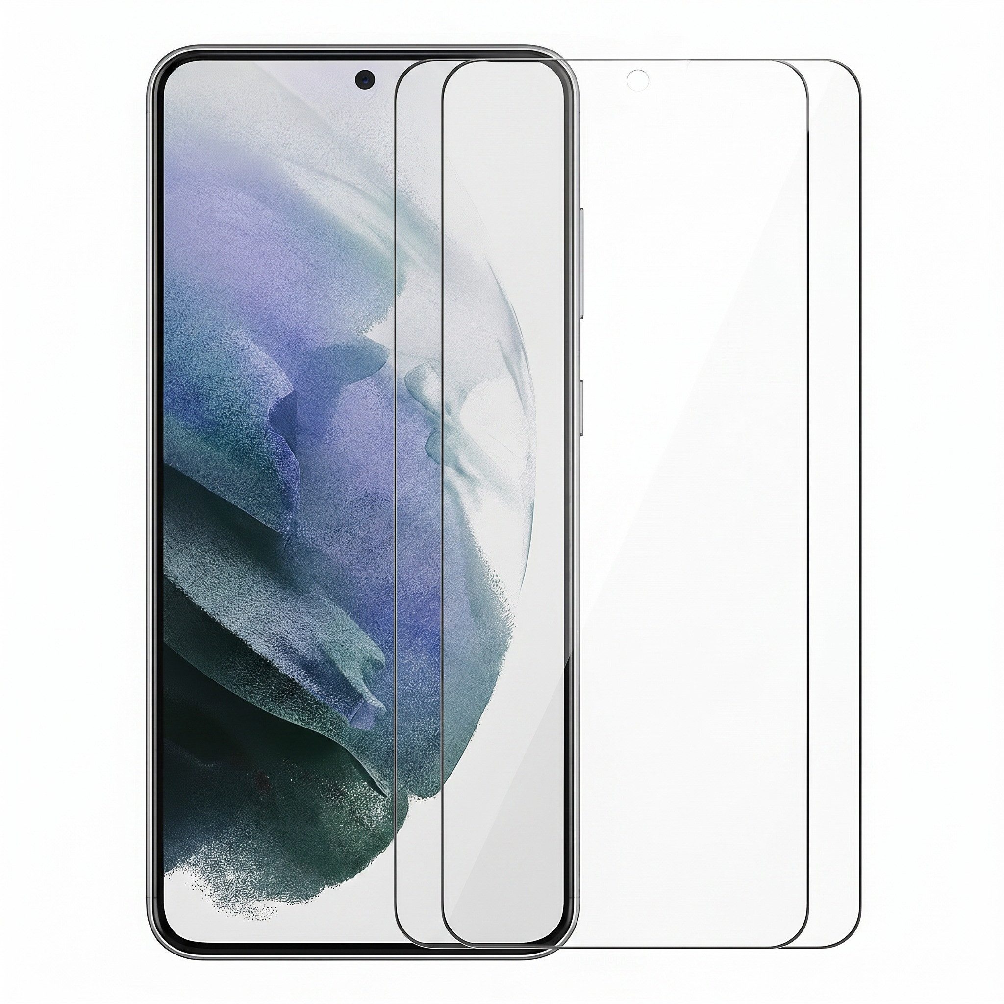 Ventarent Displayschutzglas für Samsung Galaxy S26 transparent für Samsung Galaxy S26+, 2er Set, 2 Stück, 9H Echtglas ohne schwarzen Rand