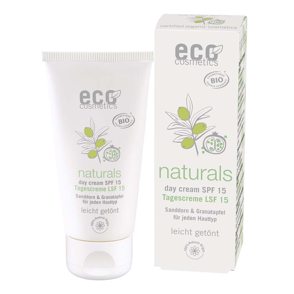 Eco Cosmetics Getönte Gesichtscreme Face - Day Gesichtscreme LSF15 getönt 50ml