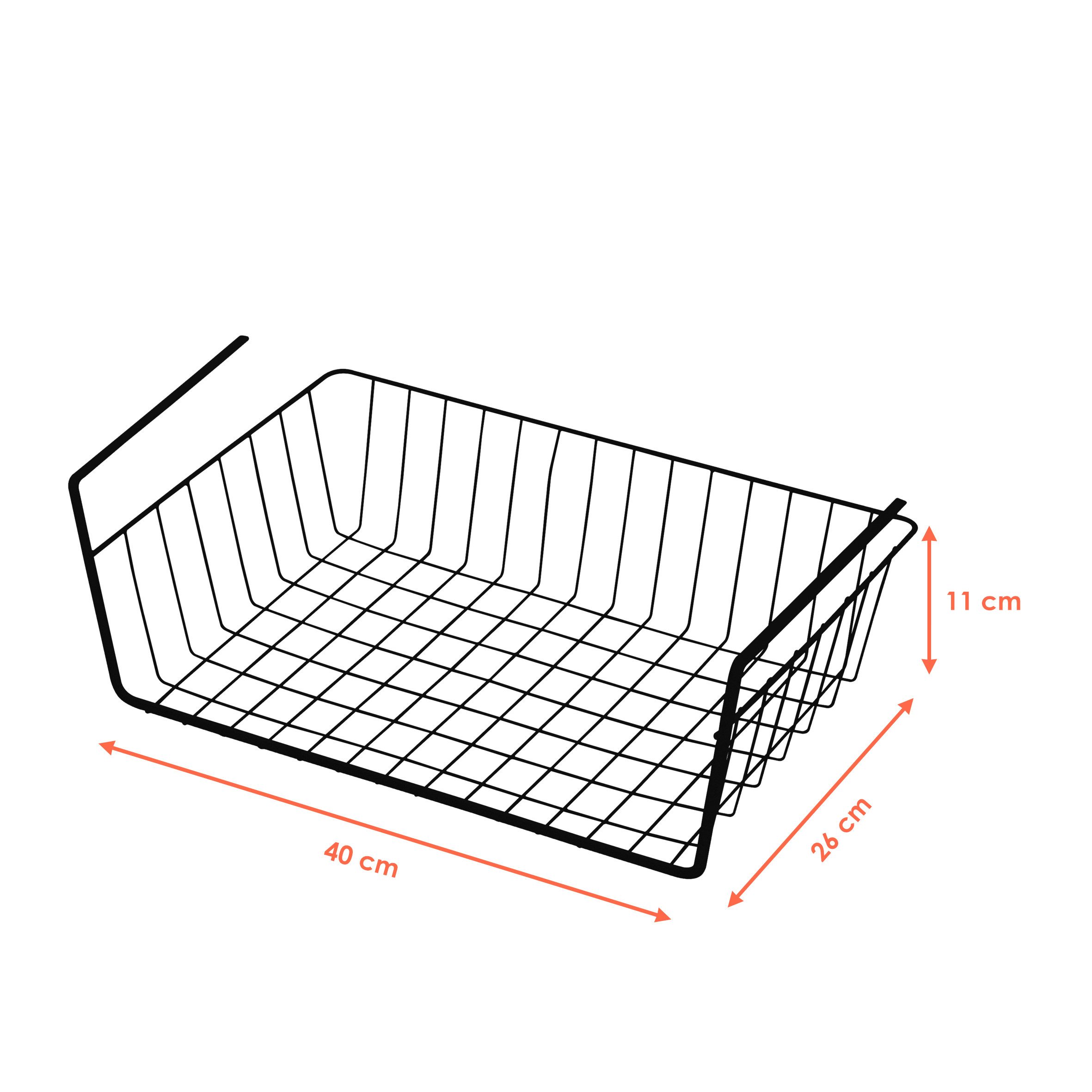 Spetebo Regalkorb Unterregal Hängekorb (Set, 1 St., 2er Set), zum Anbringen günstig online kaufen