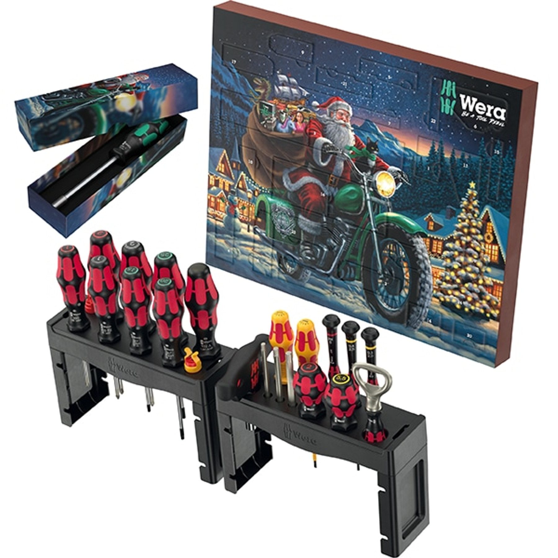 Wera Werkzeugset WERA Weihnachtsset, Adventskalender 2025 + Bits-Handhalter günstig online kaufen