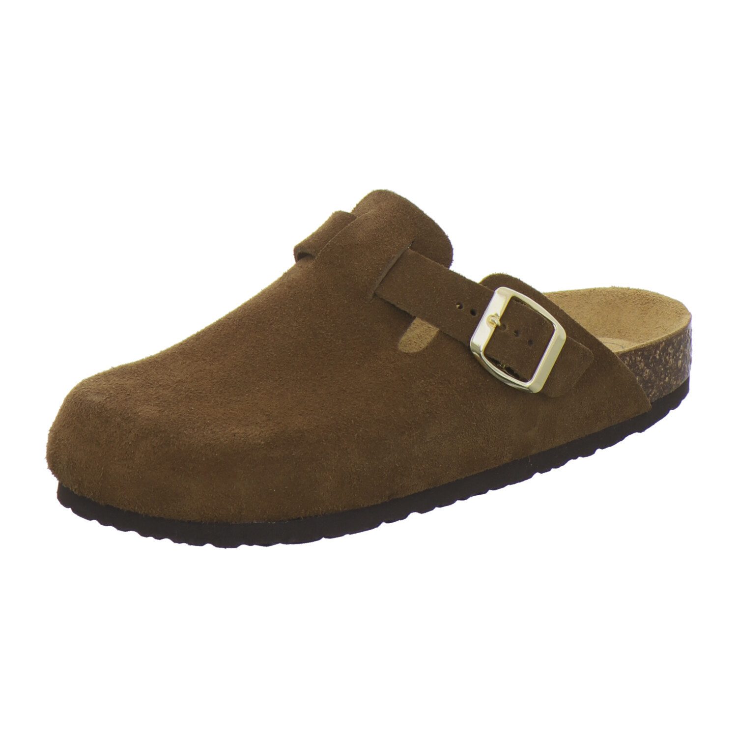AFS-Schuhe 290079 Clogs Pantolette für Damen aus Leder mit Fußbett, Hausschuhe Made in Germany