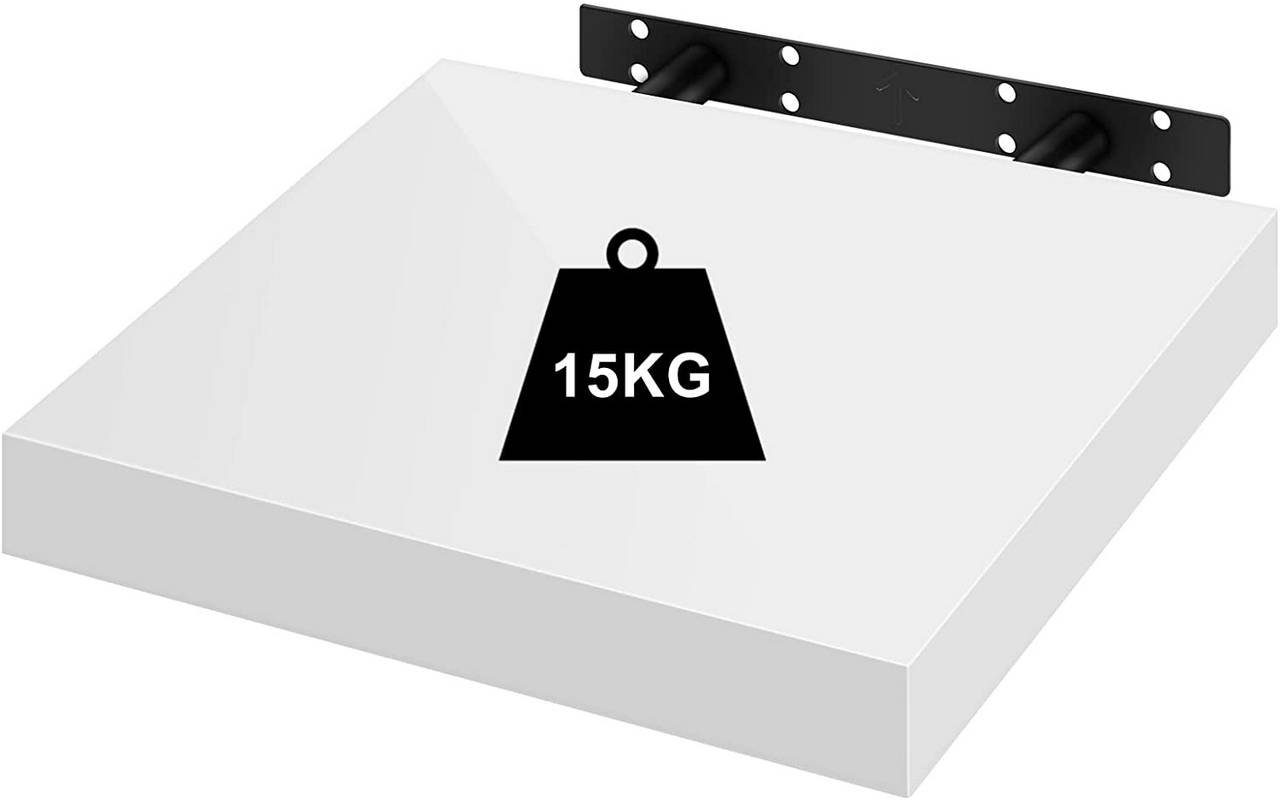 Woltu Wandregal, 2-tlg., Wandboard freischwebend Schweberegal Holz günstig online kaufen