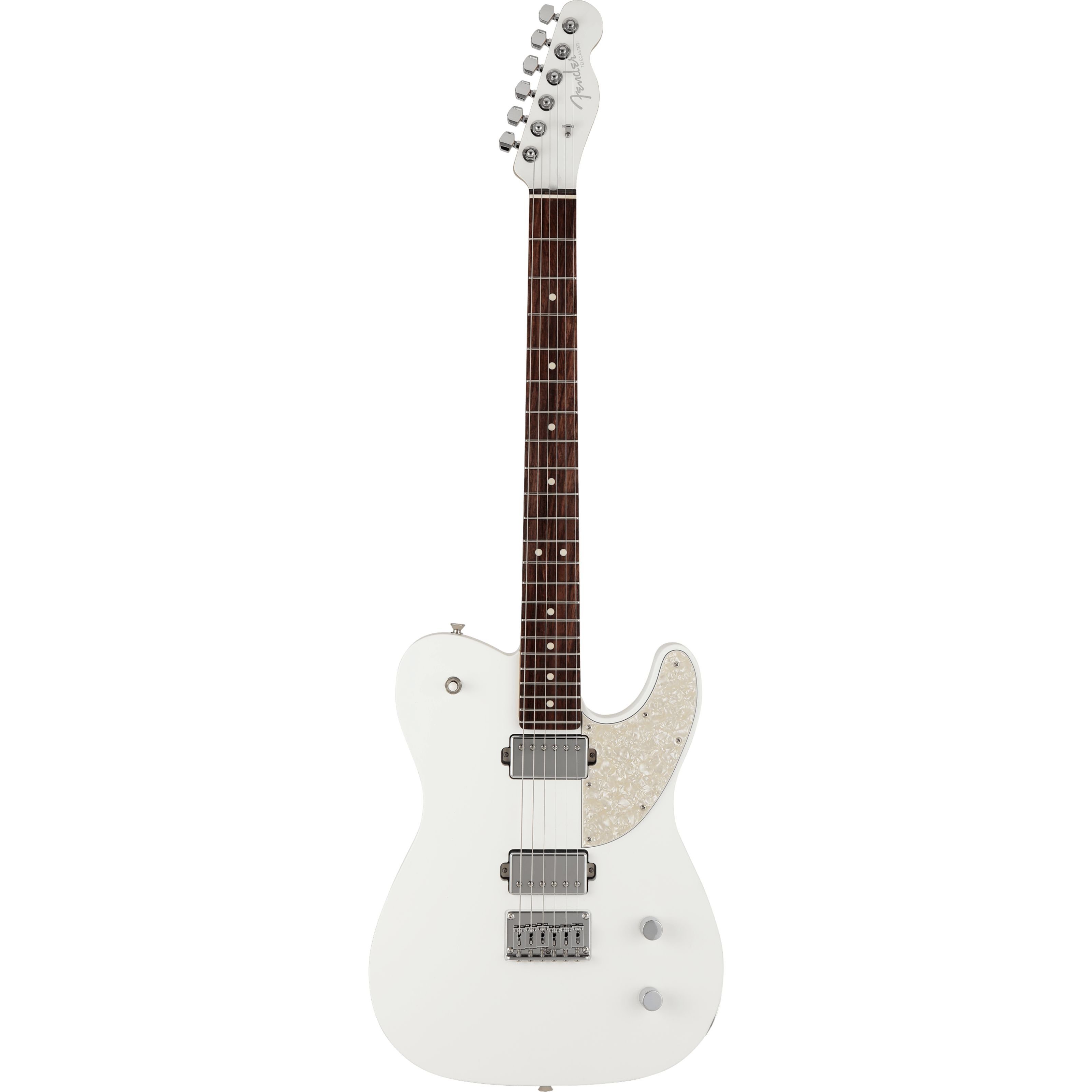Fender E-Gitarre, Made in Japan Elemental Telecaster HH RW Nimbus White - E-Gitarre