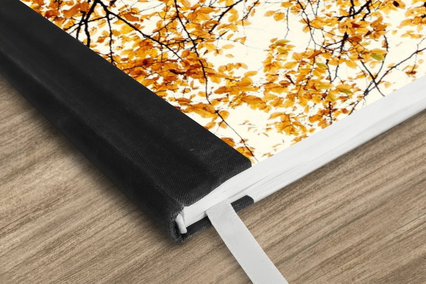 Thumbnail - MuchoWow Notizbuch Baum - Herbstblätter - Jahreszeiten - Rustikal, Notebook, Notizblock a5, Tagebuch, Journal Liniert