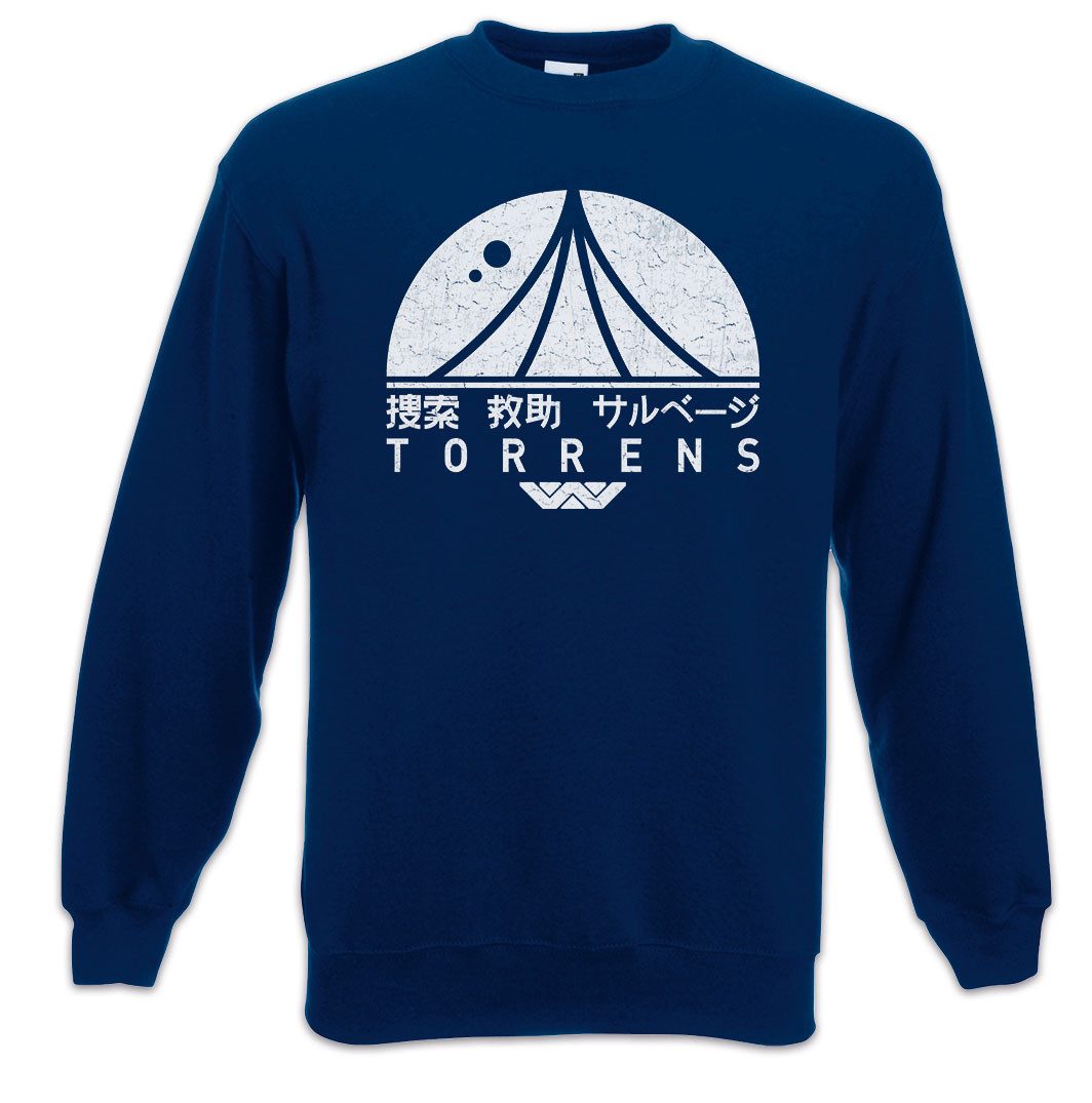 Urban Backwoods Sweatshirt Torrens A2 Sweatshirt Prometheus USCSS Nostromo Alien Ripley Aliens (1-tlg) Weyland Corp Yutani Sci-Fi