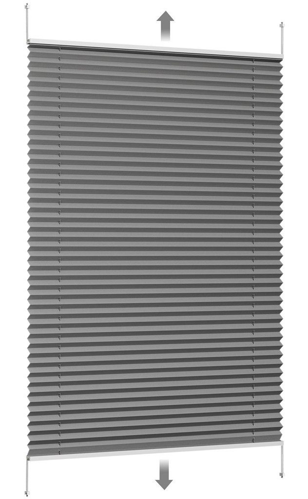 Sekey Plissee Sonnenschutzrollo ohne Bohren Verspannt Blickdicht Lichtschut günstig online kaufen