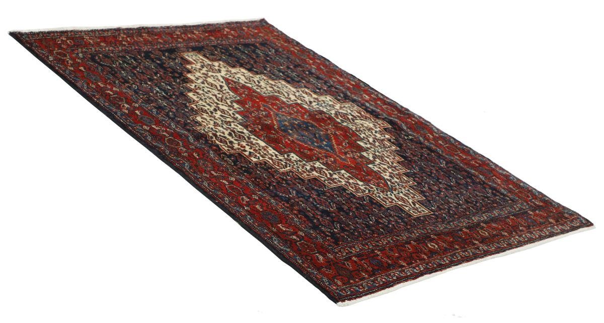 Orientteppich Senneh 125x176 Handgeknüpfter Perserteppich, Nain Trading, mm Orientteppich rechteckig, 12 Höhe: 