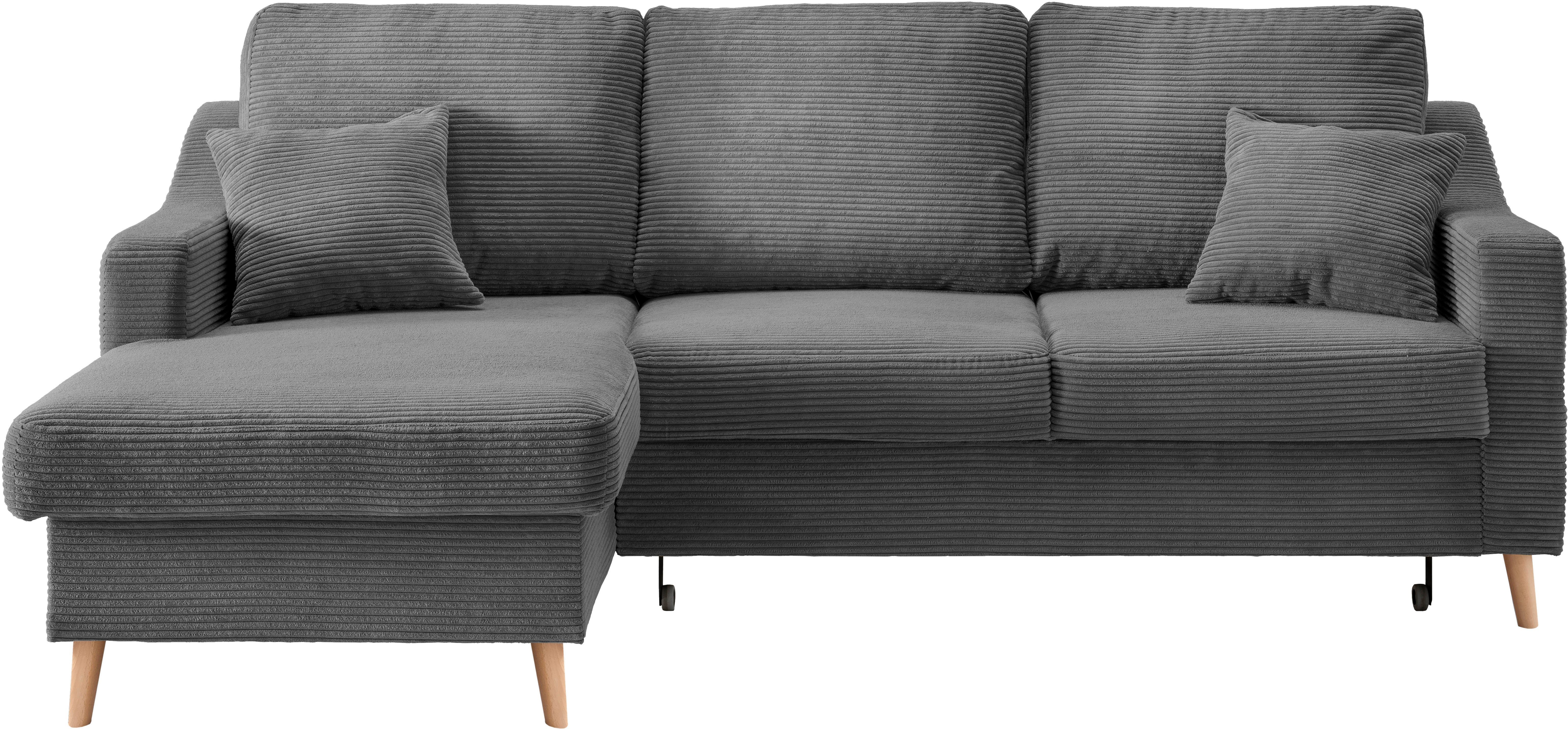 INOSIGN Ecksofa Valentina L-Form, 2 Zierkissen, günstig online kaufen