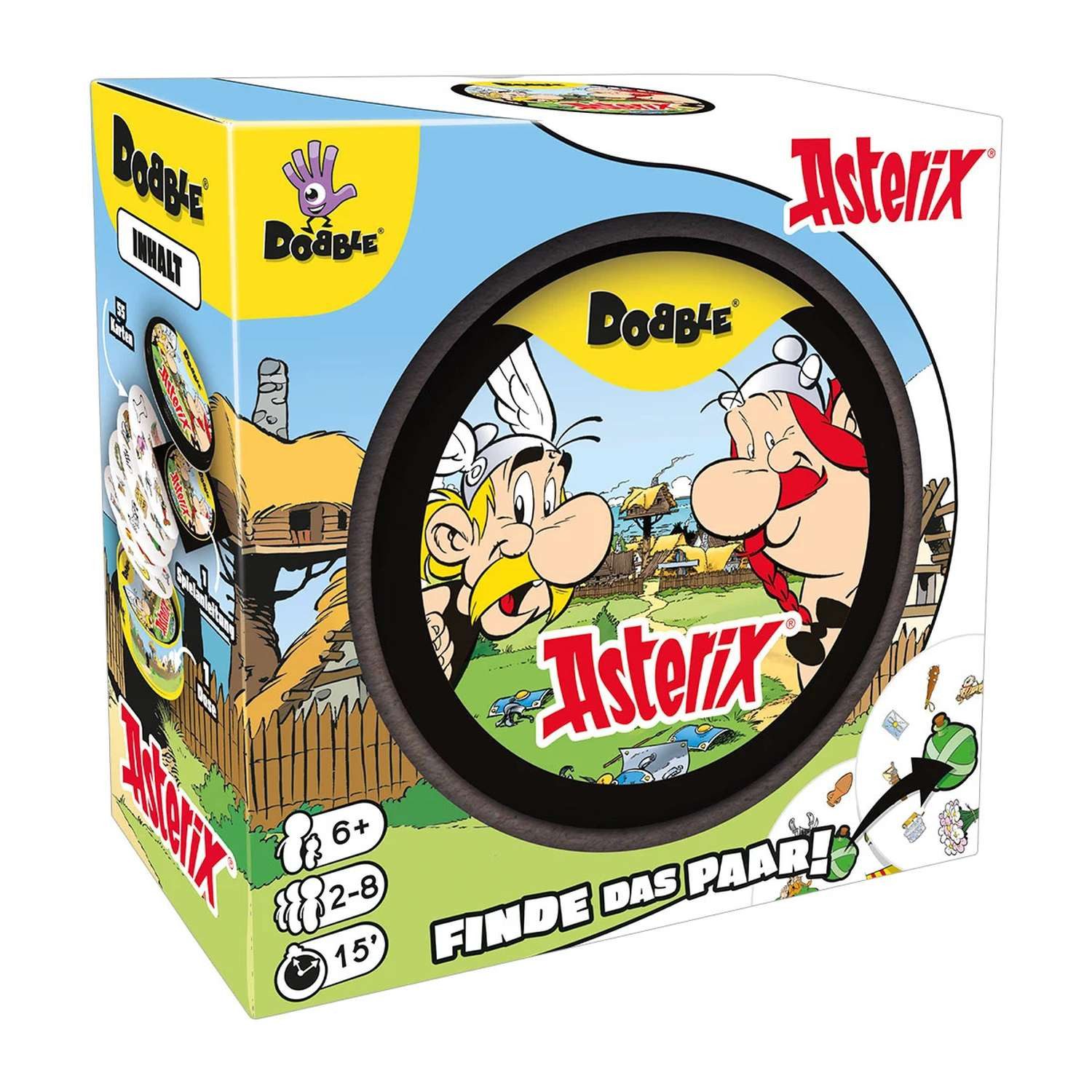 Asmodee Spiel Dobble Asterix Kartenspiel Reaktionsspiel ab 6 Jahren
