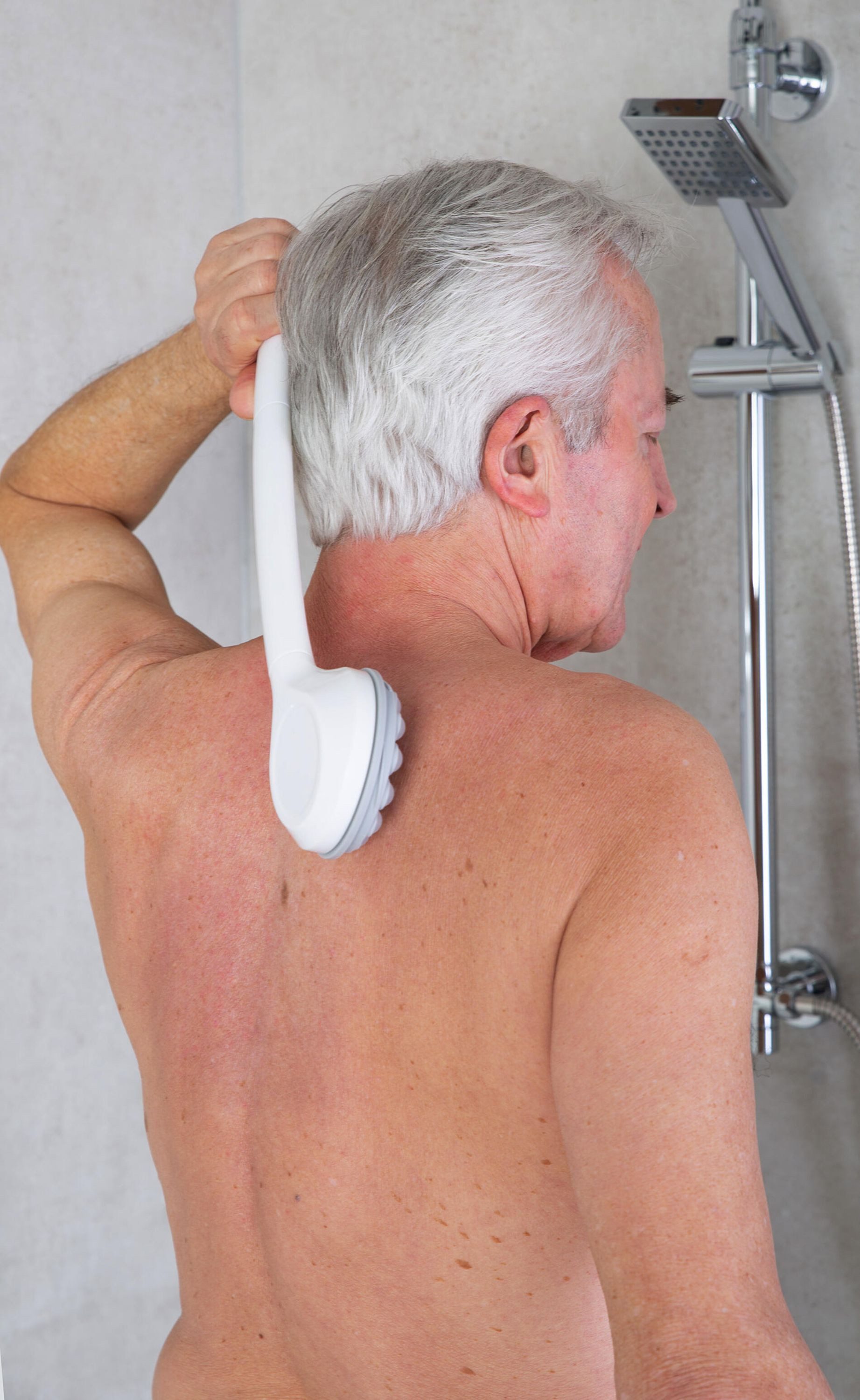 Ridder Badaccessoire-Set Rückencremer, Eincremehilfe Ease weiß günstig online kaufen