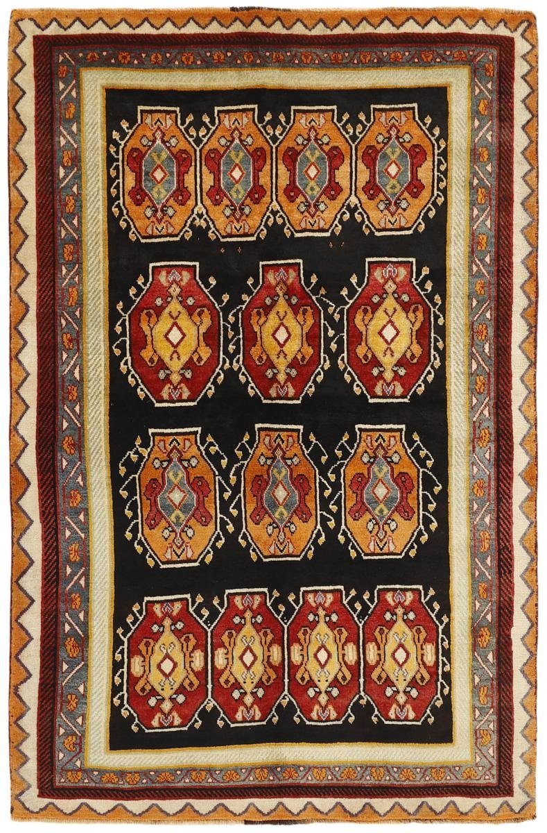 Orientteppich Ghashghai 152x237 Handgeknüpfter Orientteppich / Perserteppich, Nain Trading, rechteckig, Höhe: 12 mm