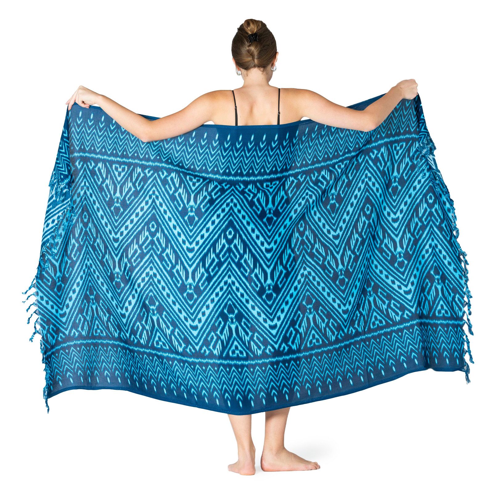 PANASIAM Pareo Sarong mit besonderem Ikat-Muster günstig online kaufen