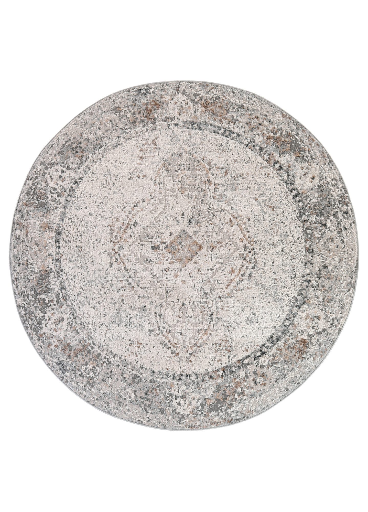 Tapiso Teppich VALLEY, rund, Höhe: 9 mm, Wohnzimmer, Schlafzimmer, Vintage günstig online kaufen