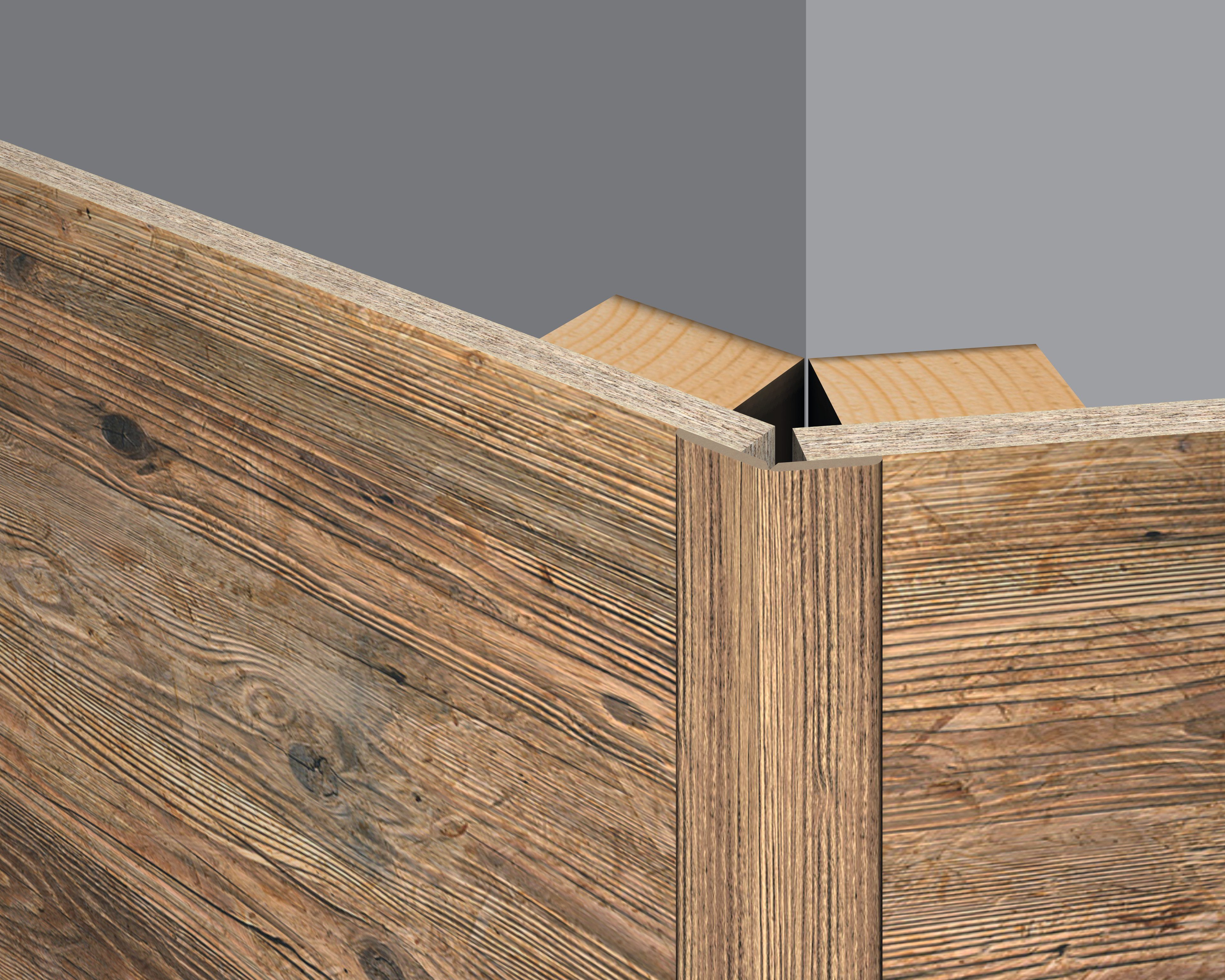 EGGER Abschlussleiste Faltleiste Decowall FL001 Namur Fichte Natur, Kleben, günstig online kaufen