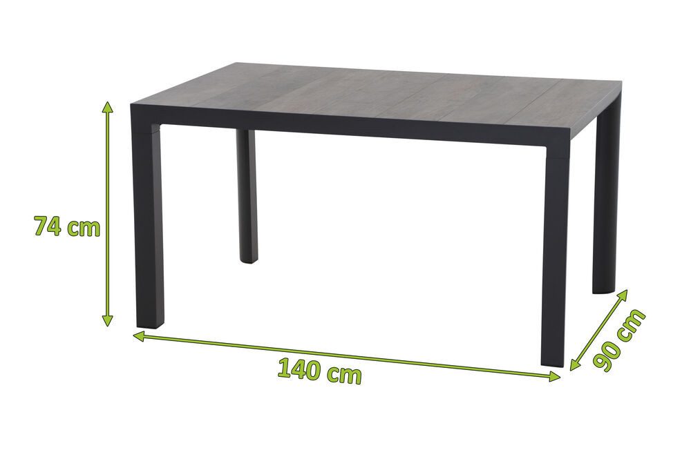 Siena Garden Gartentisch Silva