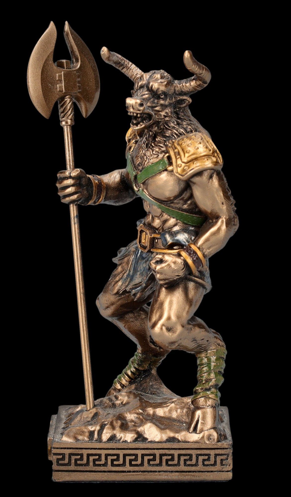 - - GmbH - griechische Dekofigur Minotaurus Doppelaxt Mythologie Shop Figuren klein Figur Veronese
