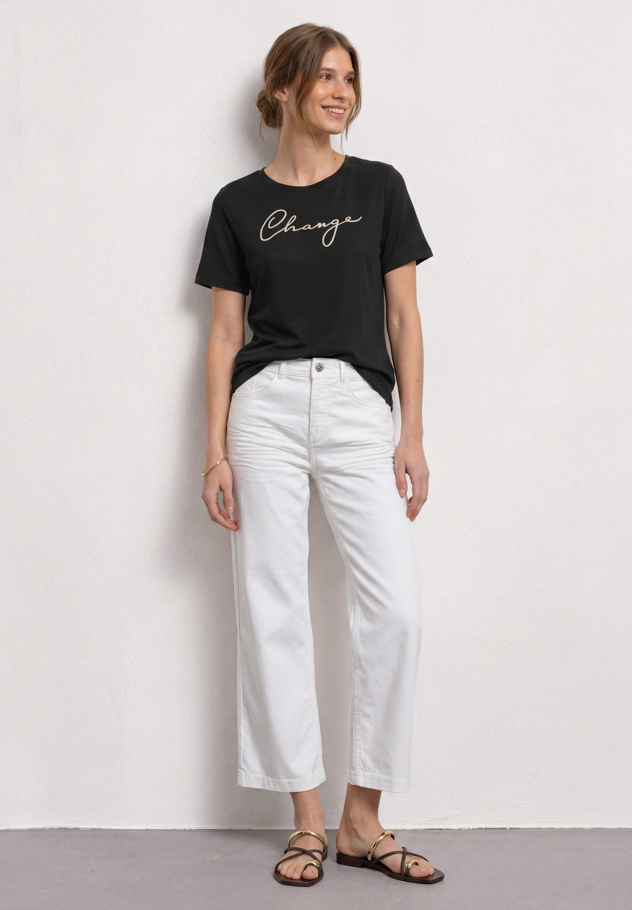 STREET ONE Kurzarmshirt Sommershirt mit Working – Bild 4 von 5