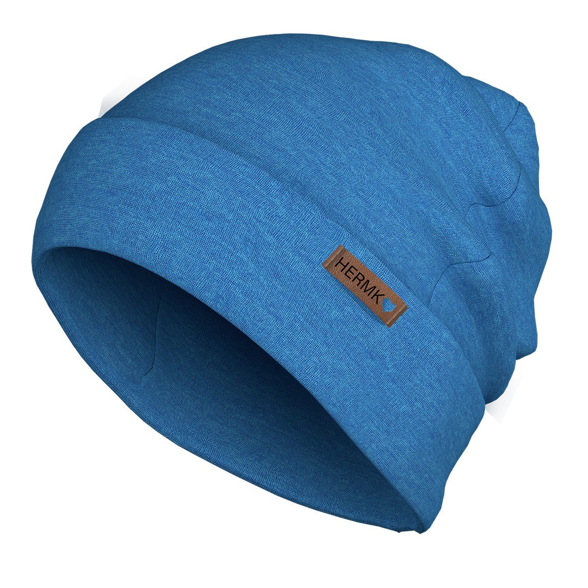 HERMKO Beanie 8840911 Mütze für Damen und Herren aus Merinowolle und Tencel