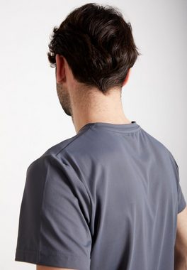 SPORTKIND Funktionsshirt Tennis T-Shirt Rundhals Herren & Jungen grau
